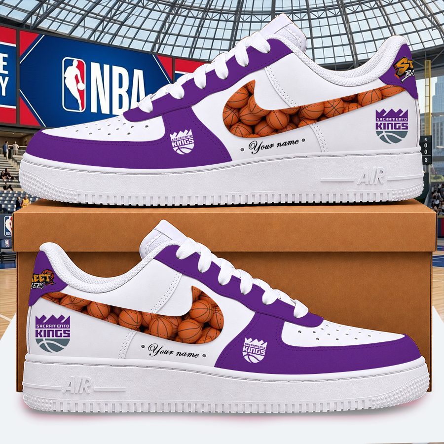 [HOT DEAL] NEW CUSTOMIZED NBA16 SKI SACRAMENTO KINGS AF1 SHOES