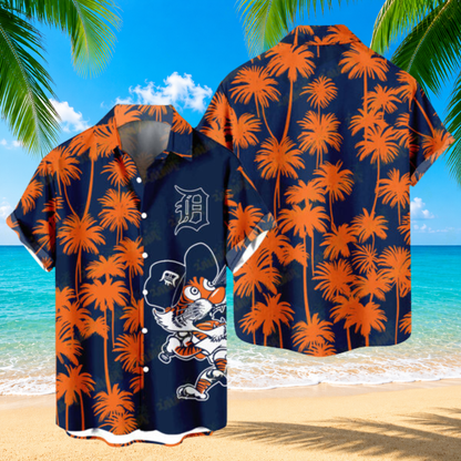 [FLASH SALE] NEW CUSTOMIZED MLB16 DTS DETROIT TIGERS UNISEX HAWAIIAN SHIRT