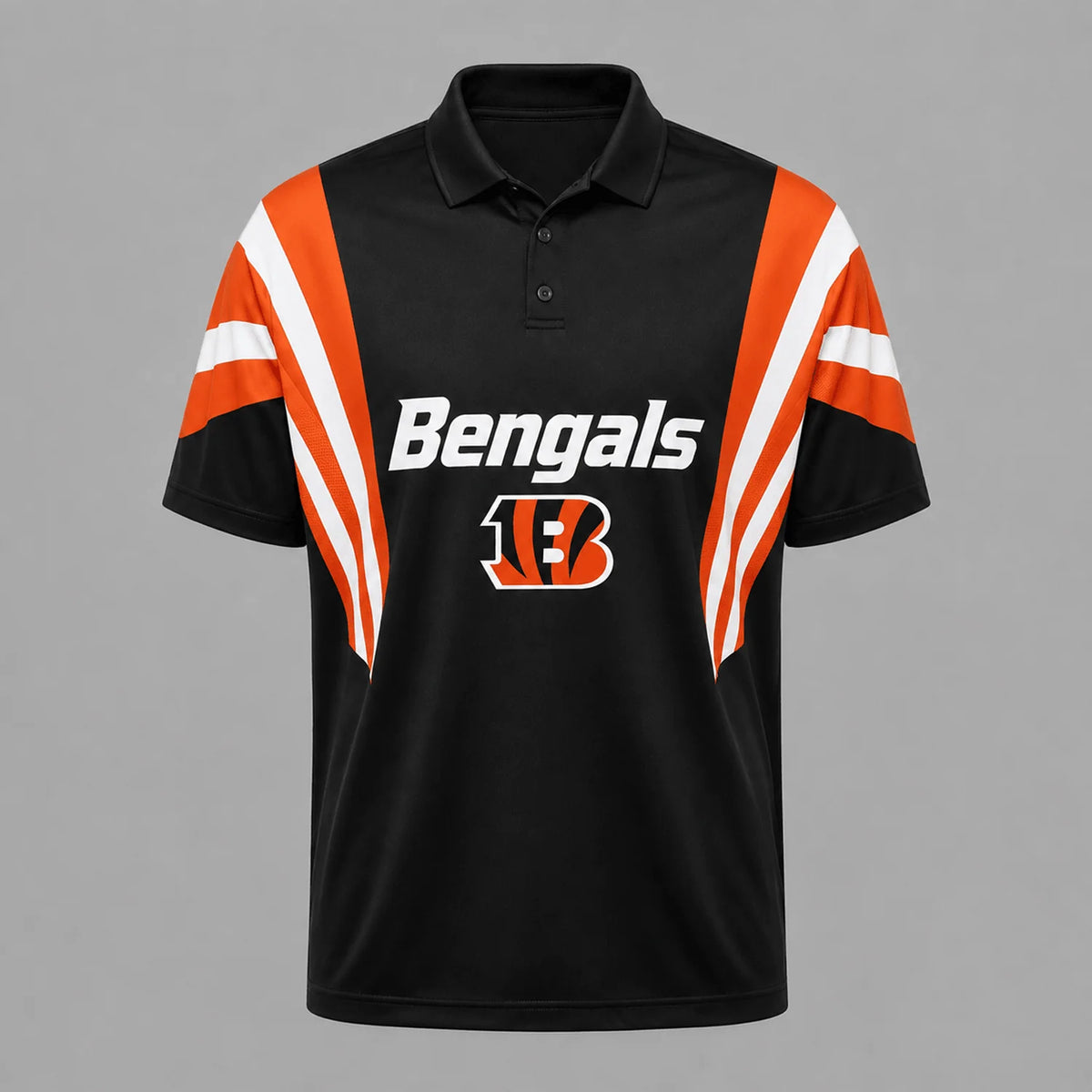 [SPECIAL OFFER] NEW CUSTOMIZED NFL16 CCB CINCINNATI BENGALS POLO SHIRT