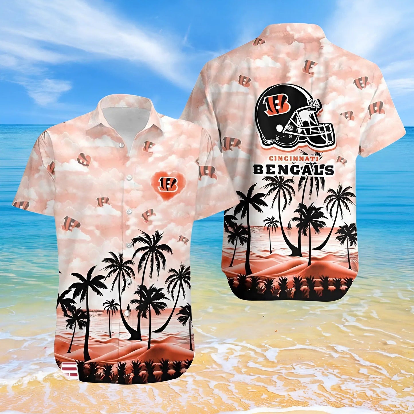 [SPECIAL OFFER] NEW CUSTOMIZED NFL16 CCB CINCINNATI BENGALS UNISEX HAWAIIAN SHIRT