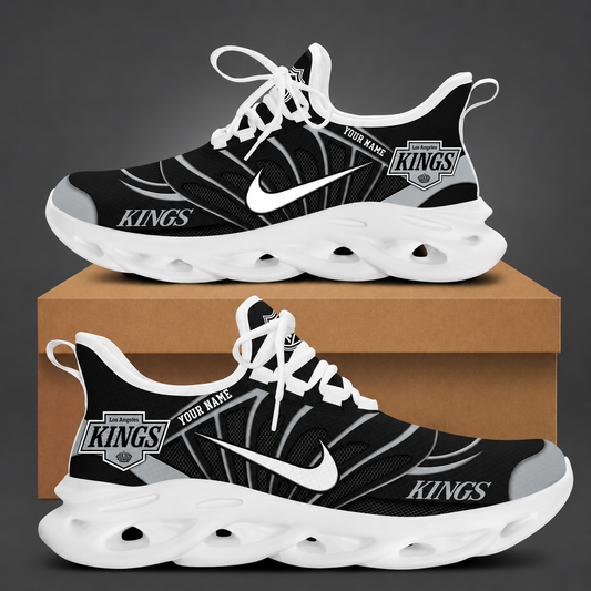 [SUPER SALE] NEW CUSTOMIZED NHL16 LAK LOS ANGELES KINGS CLUNKY SNEAKERS