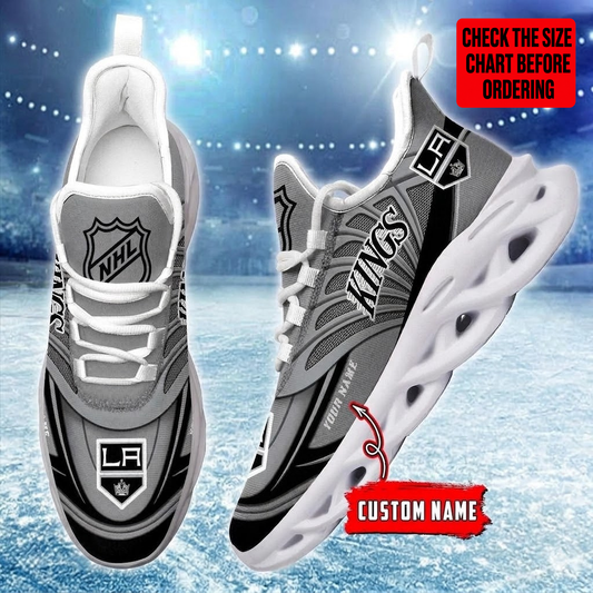 [SUPER SALE] NEW CUSTOMIZED NHL16 LAK LOS ANGELES KINGS CLUNKY SNEAKERS
