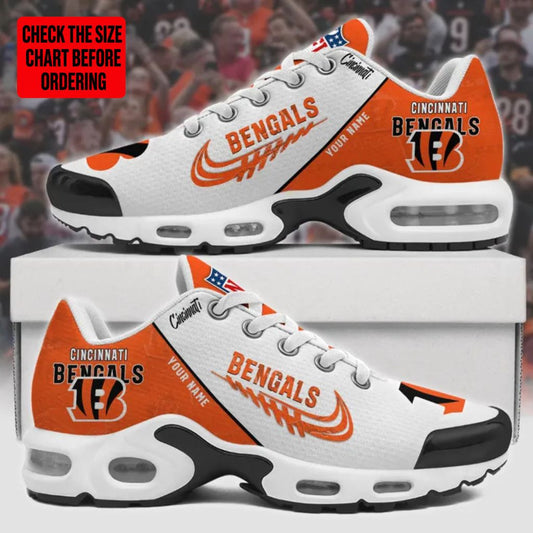 [SPECIAL OFFER] NEW CUSTOMIZED NFL16 CCB CINCINNATI BENGALS AIR MAX PLUS SNEAKERS