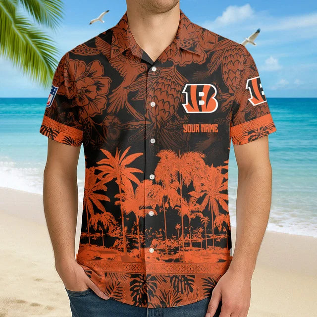 [SPECIAL OFFER] NEW CUSTOMIZED NFL16 CCB CINCINNATI BENGALS UNISEX HAWAIIAN SHIRT