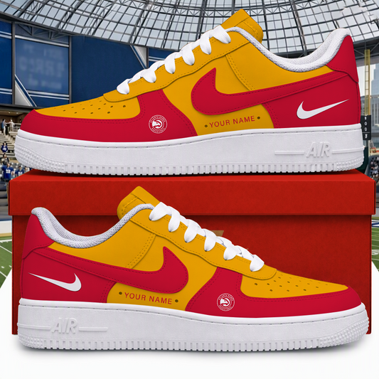 [HOT DEAL] NEW CUSTOMIZED NBA17 AHA ATLANTA HAWKS AF1 SHOES