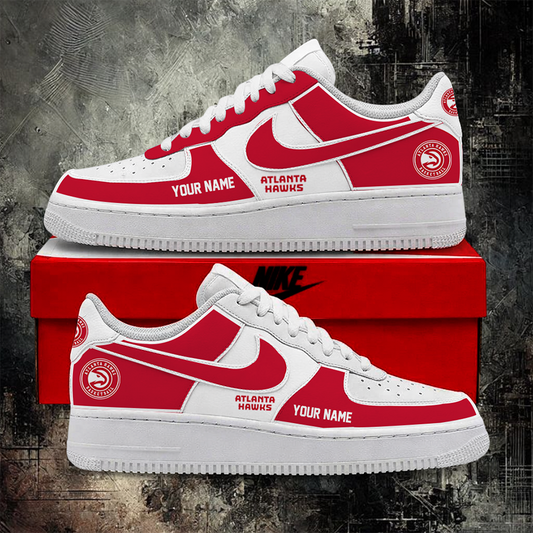 [HOT DEAL] NEW CUSTOMIZED NBA17 AHA ATLANTA HAWKS AF1 SHOES