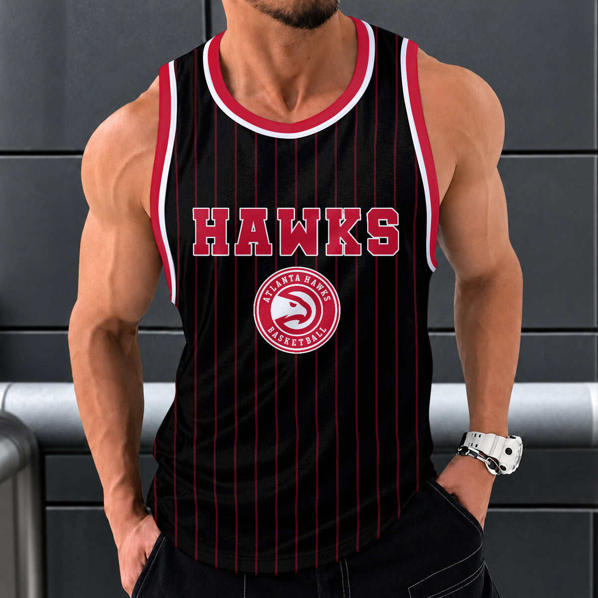[HOT DEAL] NEW CUSTOMIZED NBA17 AHA ATLANTA HAWKS UNISEX TANK TOP