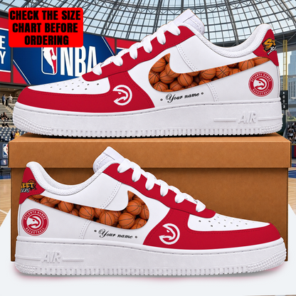 [HOT DEAL] NEW CUSTOMIZED NBA17 AHA ATLANTA HAWKS AF1 SHOES