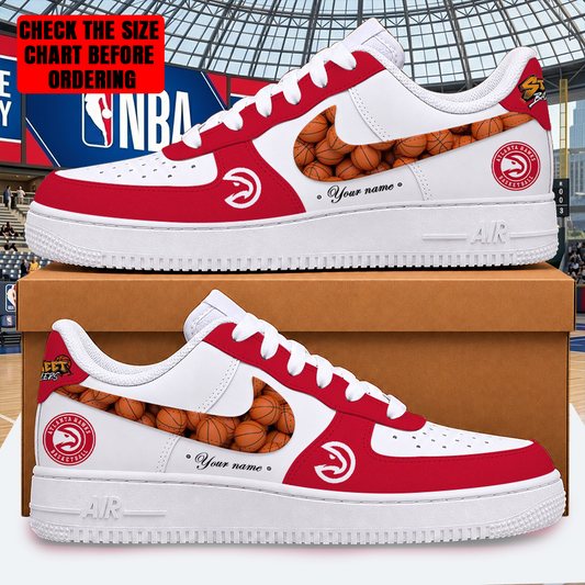 [HOT DEAL] NEW CUSTOMIZED NBA17 AHA ATLANTA HAWKS AF1 SHOES