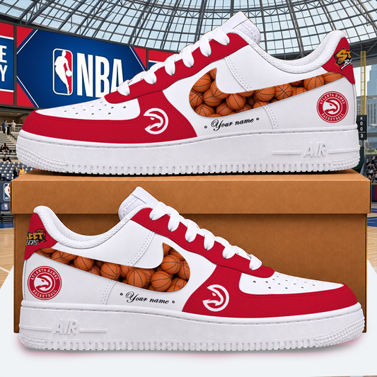 [HOT DEAL] NEW CUSTOMIZED NBA17 AHA ATLANTA HAWKS AF1 SHOES