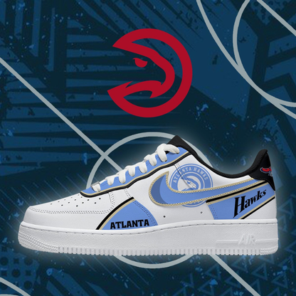 [HOT DEAL] NEW CUSTOMIZED NBA17 AHA ATLANTA HAWKS AF1 SHOES