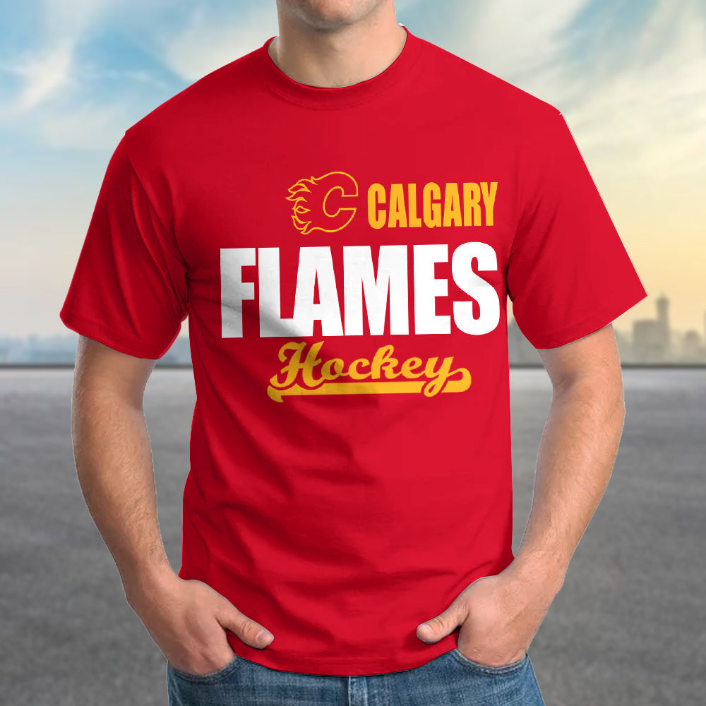 [SUPER SALE] NEW CUSTOMIZED NHL17 CGF CALGARY FLAMES T-SHIRT, SWEATSHIRT, HOODIE & ZIP HOODIE