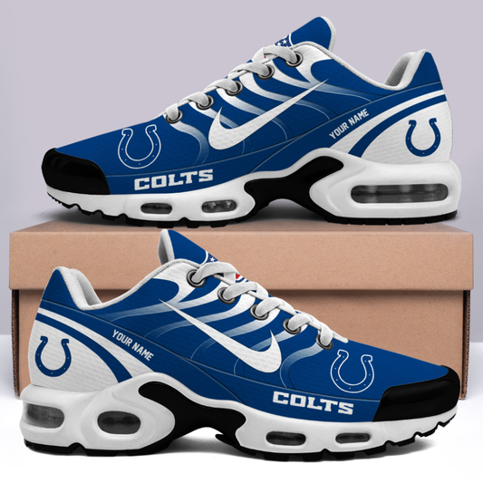 [SPECIAL OFFER] NEW CUSTOMIZED NFL17 IDC INDIANAPOLIS COLTS AIR MAX PLUS SNEAKERS