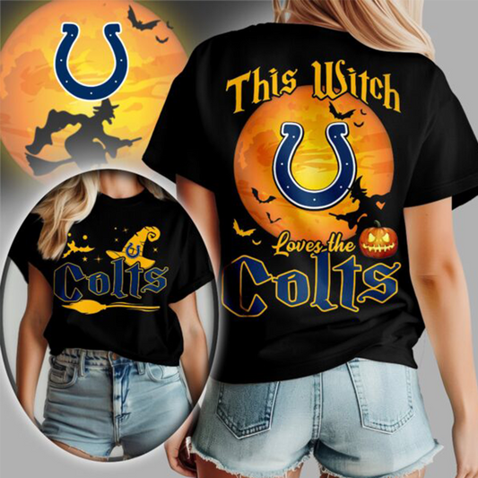 [SPECIAL OFFER] NEW CUSTOMIZED NFL17 IDC INDIANAPOLIS COLTS  HALLOWEEN T-SHIRT, HOODIE & ZIP HOODIE