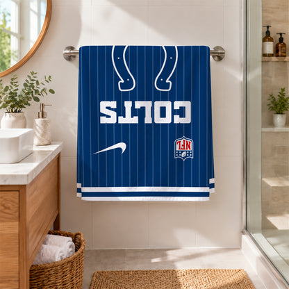 [SPECIAL OFFER] NEW CUSTOMIZED NFL17 IDC INDIANAPOLIS COLTS BEACH TOWEL