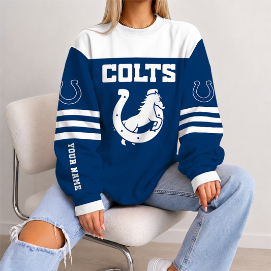 [SPECIAL OFFER] NEW CUSTOMIZED NFL17 IDC INDIANAPOLIS COLTS UNISEX SWEATSHIRT