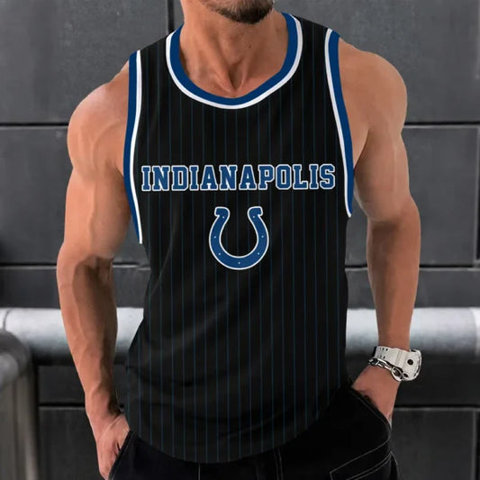 [SPECIAL OFFER] NEW CUSTOMIZED NFL17 IDC INDIANAPOLIS COLTS UNISEX TANK TOP