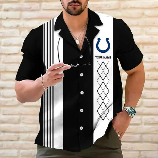 [SPECIAL OFFER] NEW CUSTOMIZED NFL17 IDC INDIANAPOLIS COLTS HAWAIIAN SHIRT