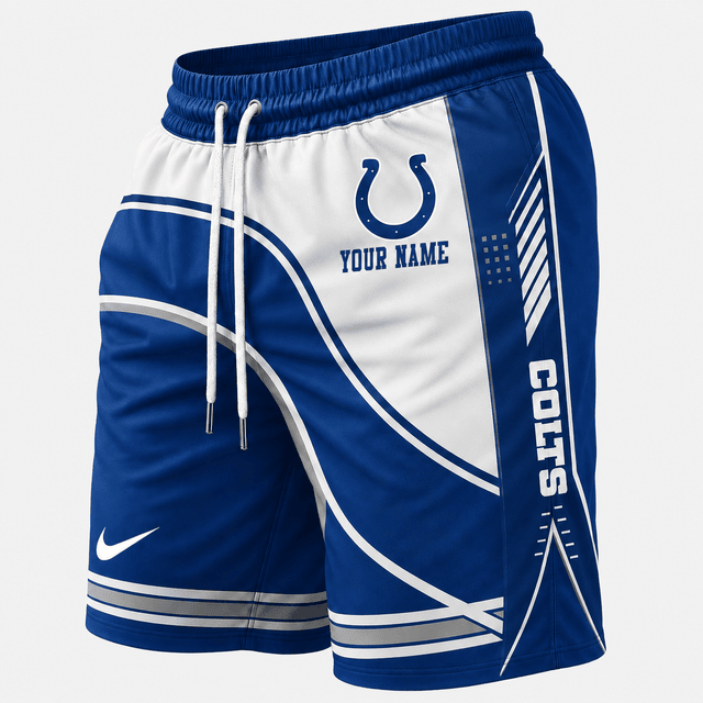 [SPECIAL OFFER] NEW CUSTOMIZED NFL17 IDC INDIANAPOLIS COLTS SHORT PANTS