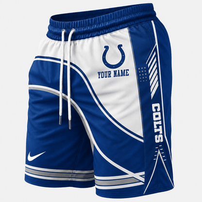 [SPECIAL OFFER] NEW CUSTOMIZED NFL17 IDC INDIANAPOLIS COLTS SHORT PANTS