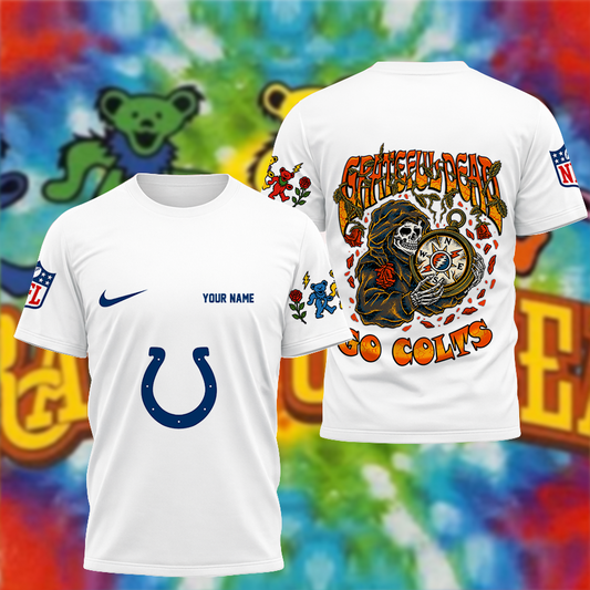 [SPECIAL OFFER] NEW CUSTOMIZED NFL17 IDC INDIANAPOLIS COLTS x GRATEFUL DEAD T-SHIRT, HOODIE, ZIP HOODIE
