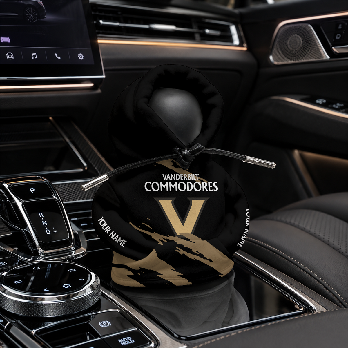 [FAN FAVORITE] NEW CUSTOMIZED NCAA CWS17 VDC VANDERBILT COMMODORES AUTOMOTIVE HOODIE SHIFT KNOB COVER