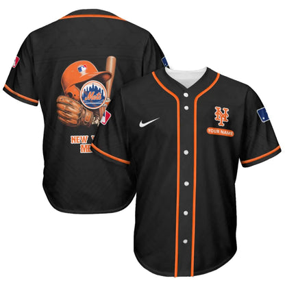 [FLASH SALE] NEW CUSTOMIZED MLB17 NYM NEW YORK METS BASEBALL JERSEY