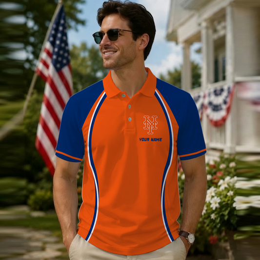 [FLASH SALE] NEW CUSTOMIZED MLB17 NYM NEW YORK METS POLO SHIRT