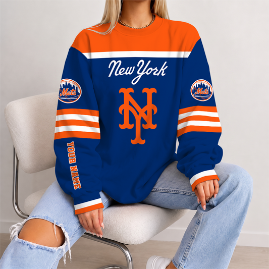[FLASH SALE] NEW CUSTOMIZED MLB17 NYM NEW YORK METS UNISEX SWEATSHIRT