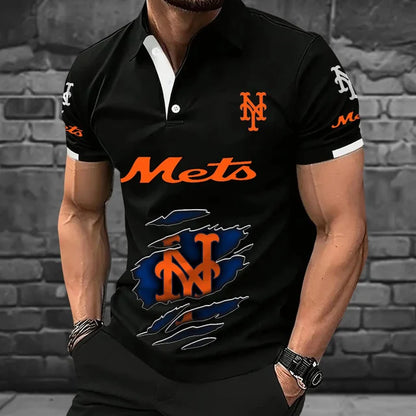 [FLASH SALE] NEW CUSTOMIZED MLB17 NYM NEW YORK METS POLO SHIRT