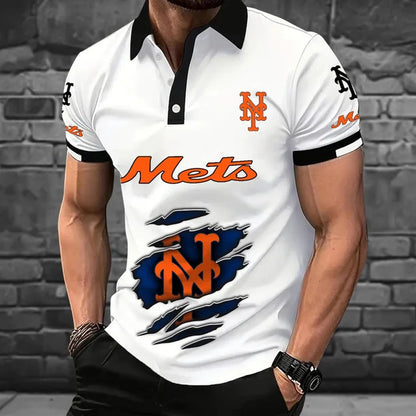 [FLASH SALE] NEW CUSTOMIZED MLB17 NYM NEW YORK METS POLO SHIRT