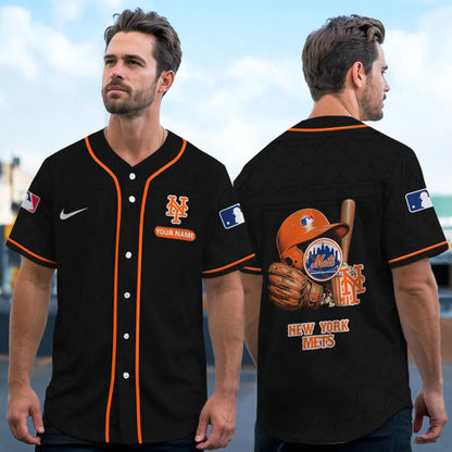 [FLASH SALE] NEW CUSTOMIZED MLB17 NYM NEW YORK METS BASEBALL JERSEY