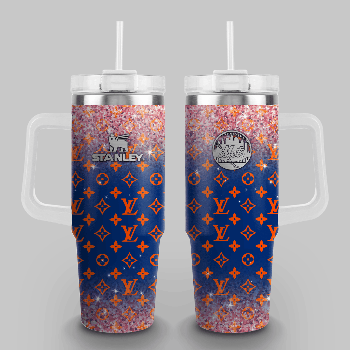 [FLASH SALE] NEW CUSTOMIZED MLB17 NYM NEW YORK METS 40OZ TUMBLER