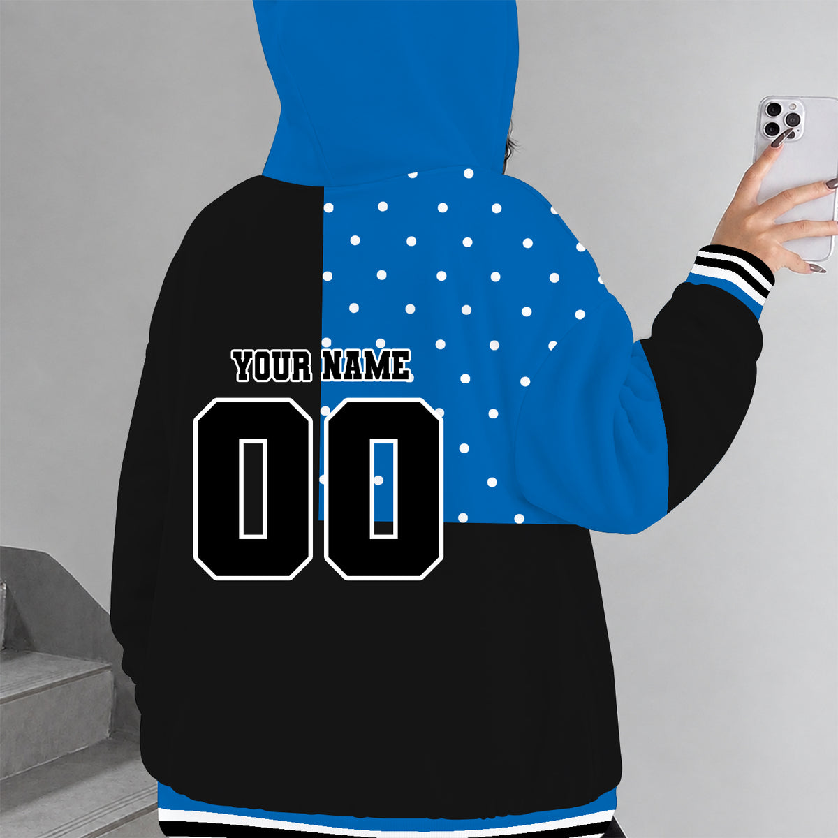 [FAN EXCLUSIVE] NEW CUSTOMIZED MLS17 SJE SAN JOSE EARTHQUAKES ZIP HOODIE