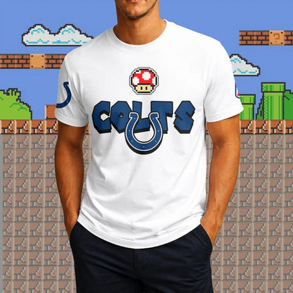 [SPECIAL OFFER] NEW CUSTOMIZED NFL17 IDC INDIANAPOLIS COLTS SUPER MARIO T-SHIRT, HOODIE, ZIP HOODIE