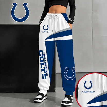 [SPECIAL OFFER] NEW CUSTOMIZED NFL17 IDC INDIANAPOLIS COLTS SWEATPANTS