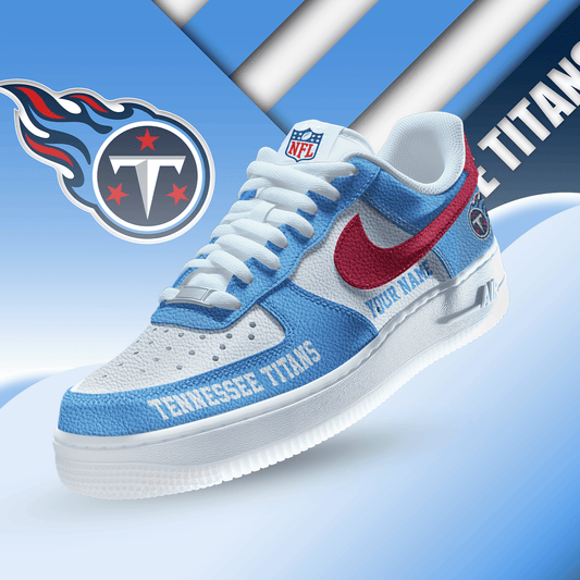 [SPECIAL OFFER] NEW CUSTOMIZED NFL31 TST TENNESSEE TITANS AF1 SNEAKERS