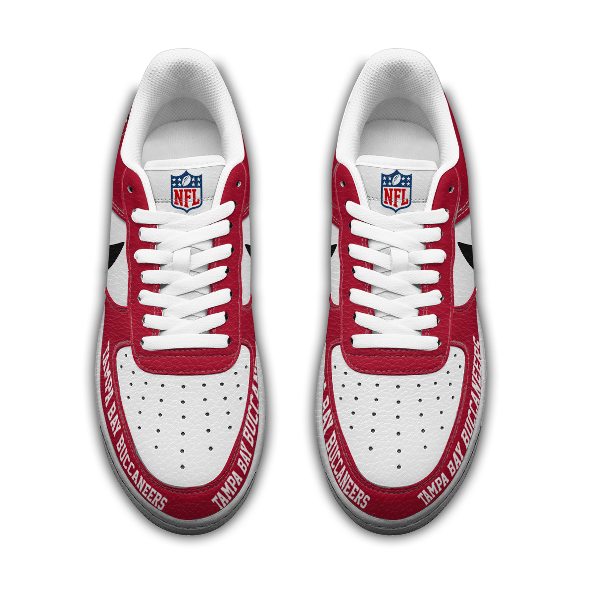 [SPECIAL OFFER] NEW CUSTOMIZED NFL10 TBB TAMPA BAY BUCCANEERS F1 SNEAKERS