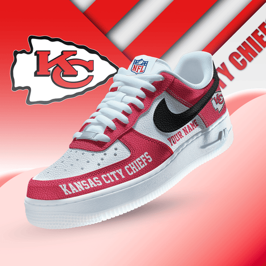 [SPECIAL OFFER] NEW CUSTOMIZED NFL01 KCC KANSAS CITY CHIEFS AF1 SNEAKERS
