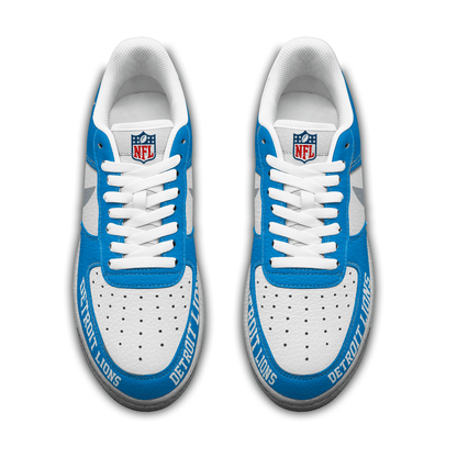 [SPECIAL OFFER] NEW CUSTOMIZED NFL04 DTL DETROIT LIONS AF1 SNEAKERS