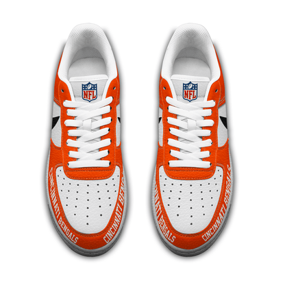 [SPECIAL OFFER] NEW CUSTOMIZED NFL16 CCB CINCINNATI BENGALS AF1 SNEAKERS