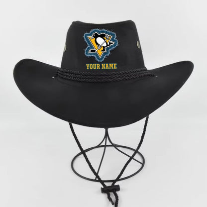 [SUPER SALE] NEW CUSTOMIZED NHL26 PBP PITTSBURGH PENGUINS COWBOY HAT