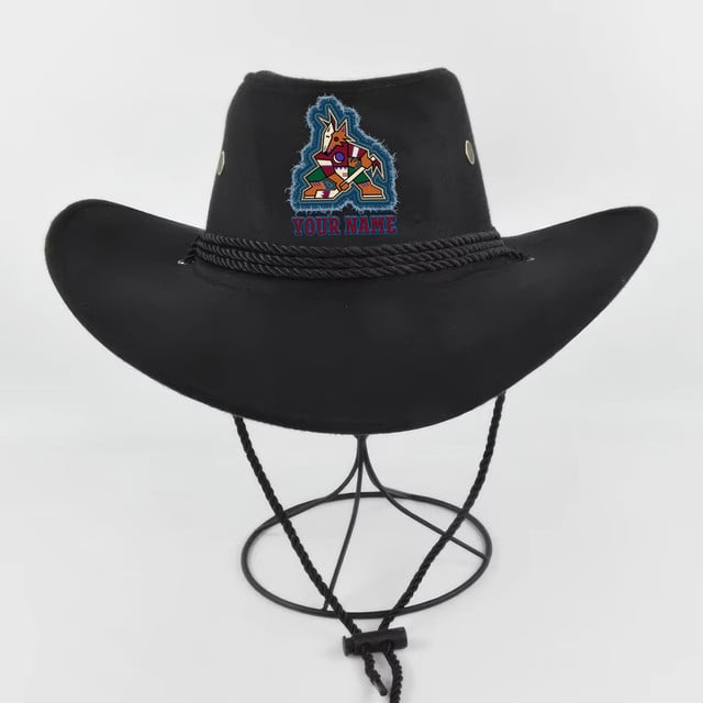 [SUPER SALE] NEW CUSTOMIZED NHL30 AZC ARIZONA COYOTES COWBOY HAT