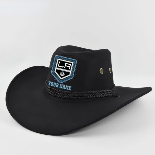 [SUPER SALE] NEW CUSTOMIZED NHL16 LAK LOS ANGELES KINGS COWBOY HAT