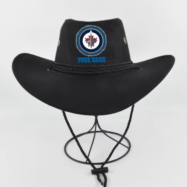[SUPER SALE] NEW CUSTOMIZED NHL21 WPJ WINNIPEG JETS COWBOY HAT