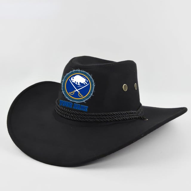 [SUPER SALE] NEW CUSTOMIZED NHL28 BFS BUFFALO SABRES COWBOY HAT