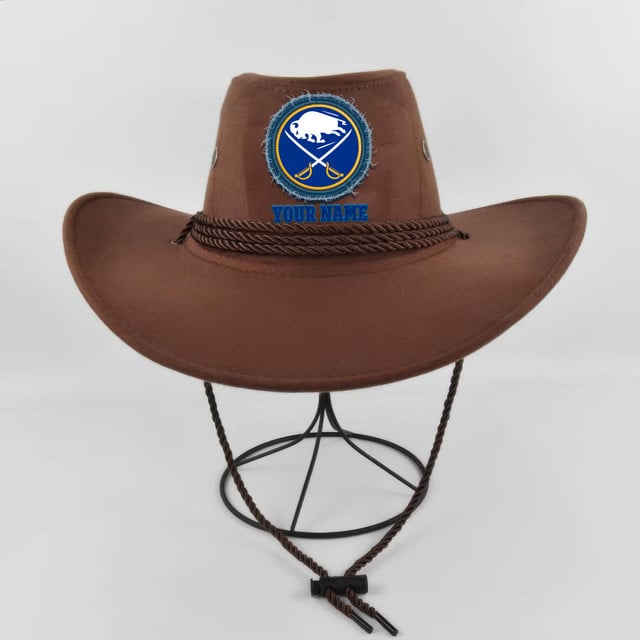 [SUPER SALE] NEW CUSTOMIZED NHL28 BFS BUFFALO SABRES COWBOY HAT