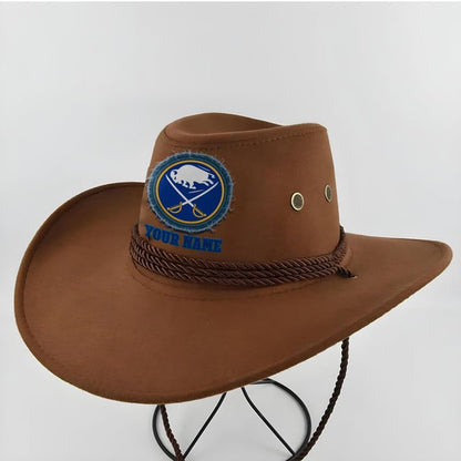 [SUPER SALE] NEW CUSTOMIZED NHL28 BFS BUFFALO SABRES COWBOY HAT