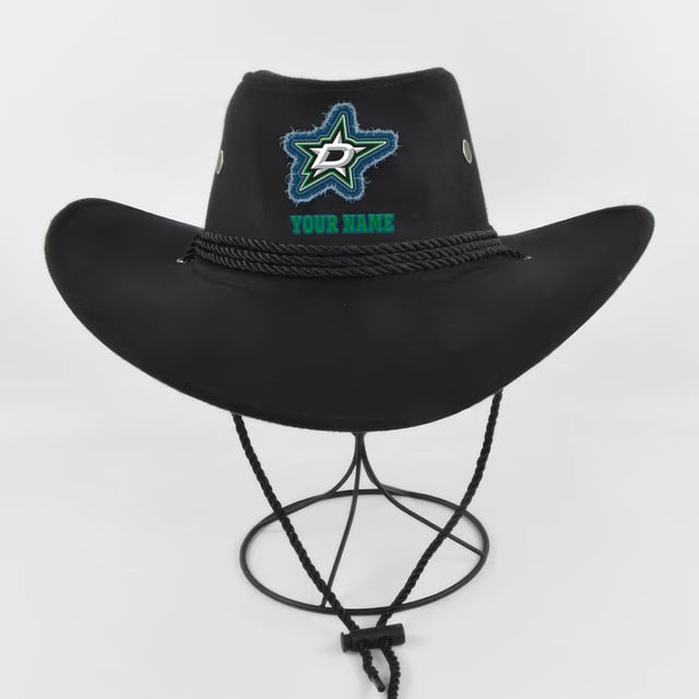 [SUPER SALE] NEW CUSTOMIZED NHL15 DLS DALLAS STARS COWBOY HAT