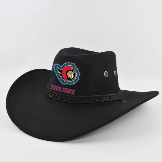 [SUPER SALE] NEW CUSTOMIZED NHL29 OSN OTTAWA SENATORS COWBOY HAT